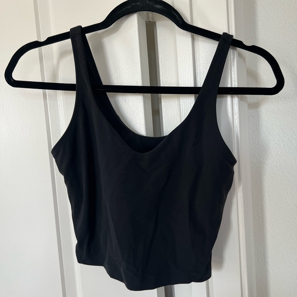 Lululemon Align Black Cropped Tank Top